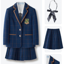 School-Girls-Sexy-Uniform-Blazer-Jacket-Casual-Lapel-Long-Sleeve-Open-Front-Button-School-Coat-Pants-Suit